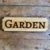 Garden Sign - Made In USA With American Cedar -Ed's plant shop garden sign made in usa with american cedar 6425502