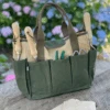 Garden Tool Bag - Heavy Waxed Canvas -Ed's plant shop garden tool bag heavy waxed canvas 558707