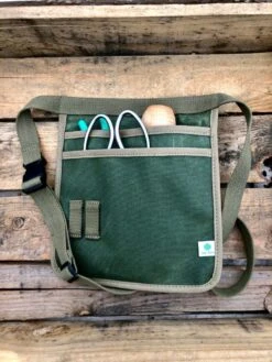 Garden Tool Belt - Waxed Canvas For Gardening -Ed's plant shop garden tool belt waxed canvas for gardening 635033
