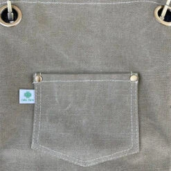 Gardening Apron - Waxed Canvas Apron With Pockets -Ed's plant shop gardening apron waxed canvas apron with pockets 127065