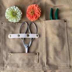 Gardening Apron - Waxed Canvas Apron With Pockets -Ed's plant shop gardening apron waxed canvas apron with pockets 317377