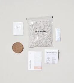 Glow & Grow Candle-to-Planter Kit – Basil, Daisies, Aloe, Or Spruce -Ed's plant shop glow grow candle to planter kit basil daisies aloe or spruce 625533