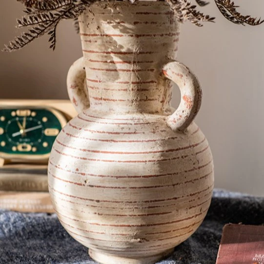 Handmade Terracotta Planter Vase With Handles 9 Handmade Terracotta Planter Vase With Handles - Image 7