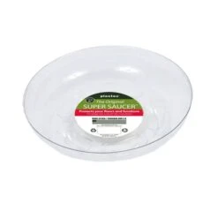 Heavy-Duty Ventilated PET Plant Saucer – 50% Recycled, Recyclable | 6″–24″
