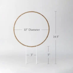 Hemp Circle Trellis Support -Ed's plant shop hemp circle trellis support 271571