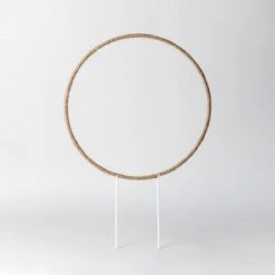 Hemp Circle Trellis Support -Ed's plant shop hemp circle trellis support 373296