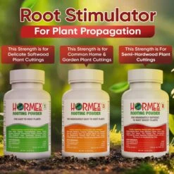 Hormex Rooting Powder Pack – #1, #3 & #8 IBA Cloning Kit For Softwood To Semi-Hardwood Cuttings -Ed's plant shop hormex rooting powder pack 1 3 8 iba cloning kit for softwood to semi hardwood cuttings 3518380