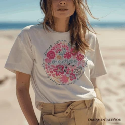 Inspiring Floral Mama T-Shirt, White, Black And Natural Boho Tee For Strong And Loving Mothers -Ed's plant shop inspiring floral mama t shirt white black and natural boho tee for strong and loving mothers 105841