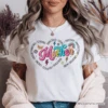 Inspiring Words For Mothers Heart T-Shirt, White Colorful Tee For Strong Women -Ed's plant shop inspiring words for mothers heart t shirt white colorful tee for strong women 669977