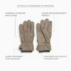 Barebones Kunar Glove: Premium All-Purpose Work Glove: Natural/Yellow -Ed's plant shop kunar glove premium all purpose work glove naturalyellow 655323