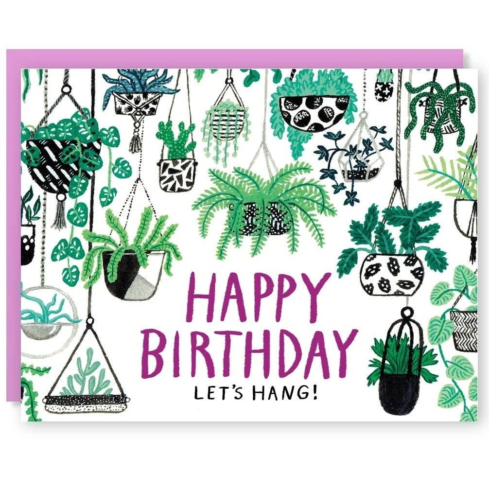 Let's Hang Birthday Card 3 Let's Hang Birthday Card