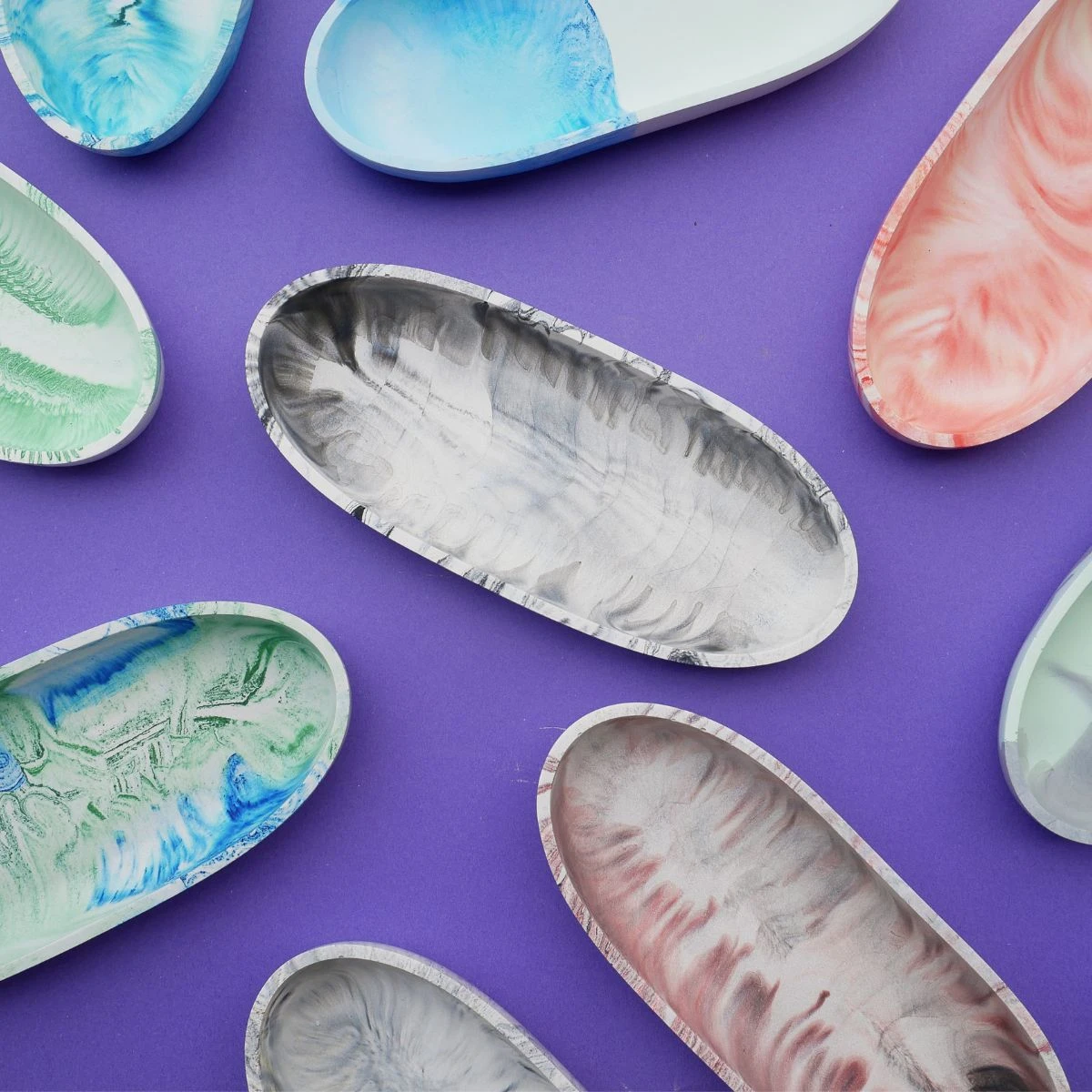 Marbled Bowl Kit 3 Marbled Bowl Kit