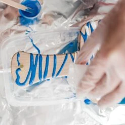 Marbled Resin Wood Board -Ed's plant shop marbled resin wood board 963941