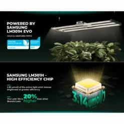 Mars Hydro FC4000-EVO 320W Smart LED Grow Light | Samsung LM301H Chips 27 Mars Hydro FC4000-EVO 320W Smart LED Grow Light | Samsung LM301H Chips -Ed's plant shop mars hydro fc4000 evo 320w smart led grow light samsung lm301h chips 416174