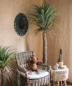 Moroccan Artificial Palm Tree In Pot | Handmade Silk Palm Tree For Indoor Decor -Ed's plant shop moroccan artificial palm tree in pot 671946