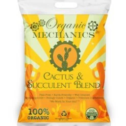 Organic Mechanics Cactus & Succulent Blend - 8 Dry Quarts -Ed's plant shop organic mechanics cactus succulent blend 8 dry quarts 326618