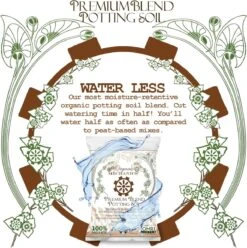 Organic Mechanics Premium Blend Potting Soil - Peat-Free (8 Dry Quarts) 11 Organic Mechanics Premium Blend Potting Soil - Peat-Free (8 Dry Quarts) -Ed's plant shop organic mechanics premium blend potting soil peat free 8 dry quarts 407489