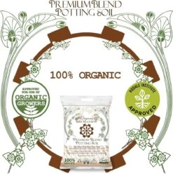 Organic Mechanics Premium Blend Potting Soil - Peat-Free (8 Dry Quarts) 10 Organic Mechanics Premium Blend Potting Soil - Peat-Free (8 Dry Quarts) -Ed's plant shop organic mechanics premium blend potting soil peat free 8 dry quarts 418915