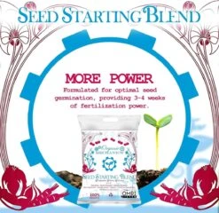 Organic Mechanics Seed Starting Blend (8 Dry Quarts) -Ed's plant shop organic mechanics seed starting blend 8 dry quarts 144182