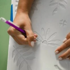 Painted Throw Pillow Kit -Ed's plant shop painted throw pillow kit 301396