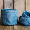 Pants For Plants – Blue Jeans Cement Planter With Drainage Hole -Ed's plant shop pants for plants blue jeans cement planter with drainage hole 531159