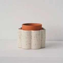 Paula Self-Watering Planter Pot – Speckled White 14 Paula Self-Watering Planter Pot – Speckled White -Ed's plant shop paula self watering planter pot speckled white 5386532