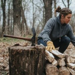 Barebones Pulaski Axe With Canvas Sheath -Ed's plant shop pulaski axe with canvas sheath 495884