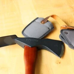 Barebones Pulaski Axe With Canvas Sheath -Ed's plant shop pulaski axe with canvas sheath 713106