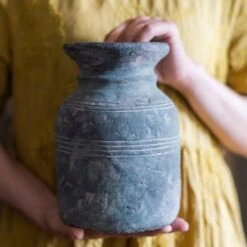 Restoration Style Concrete Vase 21 Restoration Style Concrete Vase -Ed's plant shop restoration style concrete vase 253903