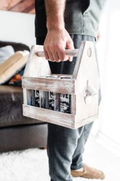 Rustic DIY Weathered Wood Caddy Kit – Customizable Home Decor -Ed's plant shop rustic diy weathered wood caddy kit customizable home decor 153436