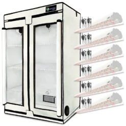 Seeds & Starts 3-Tier Walden White LED Grow Tent Kit -Ed's plant shop seeds starts 3 tier walden white led grow tent kit 676483