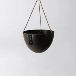 8" Upcycled Hanging Planters -Ed's plant shop signature stone hanging planter pot 8 inch round bottom 335899