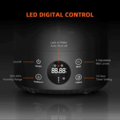 Spider Farmer Cool Mist Humidifier 6L | Compact Humidity Solution For Grow Tents -Ed's plant shop spider farmer cool mist humidifier 6l compact humidity solution for grow tents 426343