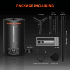 Spider Farmer Cool Mist Humidifier 6L | Compact Humidity Solution For Grow Tents -Ed's plant shop spider farmer cool mist humidifier 6l compact humidity solution for grow tents 891994