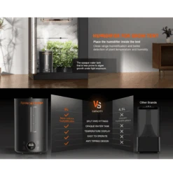 Spider Farmer Cool Mist Humidifier 6L | Compact Humidity Solution For Grow Tents -Ed's plant shop spider farmer cool mist humidifier 6l compact humidity solution for grow tents 942609