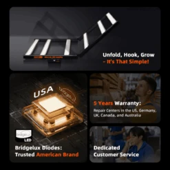 Spider Farmer G5000 480W Dimmable Full Spectrum LED Grow Light | High-Yield Efficiency -Ed's plant shop spider farmer g5000 480w dimmable full spectrum led grow light high yield efficiency 375678