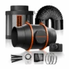 Spider Farmer Grow Kit 6" Inline Duct Fan And Carbon Filter Combo -Ed's plant shop spider farmer grow kit 6 inline duct fan and carbon filter combo 675134