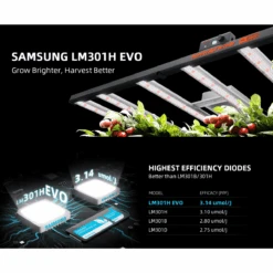 Spider Farmer SE5000 480W Dimmable Full Spectrum LED Grow Light -Ed's plant shop spider farmer se5000 480w dimmable full spectrum led grow light 183541