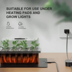 Spider Farmer Seed Starting Trays (4-Pack) | 12-Cell Trays With Domes For Optimal Germination 16 Spider Farmer Seed Starting Trays (4-Pack) | 12-Cell Trays With Domes For Optimal Germination -Ed's plant shop spider farmer seed starting trays 4 pack 12 cell trays with domes for optimal germination 578004