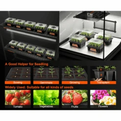 Spider Farmer Seed Starting Trays (4-Pack) | 12-Cell Trays With Domes For Optimal Germination 23 Spider Farmer Seed Starting Trays (4-Pack) | 12-Cell Trays With Domes For Optimal Germination -Ed's plant shop spider farmer seed starting trays 4 pack 12 cell trays with domes for optimal germination 615460