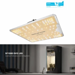 Spider Farmer SF1000 100W Dimmable Full Spectrum LED Grow Light | Advanced Horticulture Lighting -Ed's plant shop spider farmer sf1000 100w dimmable full spectrum led grow light advanced horticulture lighting 276742