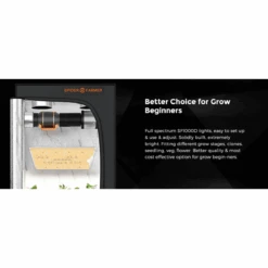 Spider Farmer SF1000D LED Grow Light | Full Spectrum, Energy Efficient, 100W -Ed's plant shop spider farmer sf1000d led grow light full spectrum energy efficient 100w 851181