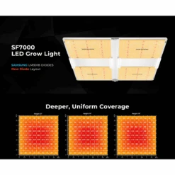 Spider Farmer SF7000 650W Full Spectrum LED Grow Light – Advanced Energy Efficiency For Professional Results -Ed's plant shop spider farmer sf7000 650w full spectrum led grow light advanced energy efficiency for professional results 246225