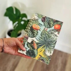 Spiral Lined Notebook - Tropical Plants -Ed's plant shop spiral lined notebook tropical plants 960899