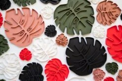 Tera SAUSR – Monstera Leaf Plant Saucer & Humidity Tray For Root Rot Prevention -Ed's plant shop tera sausr leaf shaped pot saucer drip tray for houseplants humidity tray 384068