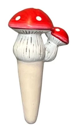 Terra Cotta Mushroom Self-Watering Spikes -Ed's plant shop terra cotta mushroom self watering spikes 787113