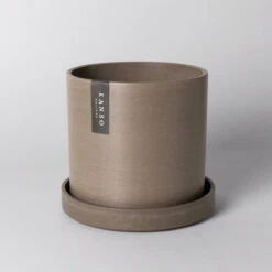 7 Inch Upcycled Signature Stone Planter Pot & Saucer 27 7 Inch Upcycled Signature Stone Planter Pot & Saucer -Ed's plant shop upcycled signature stone planter pot saucer 7 inch 583511