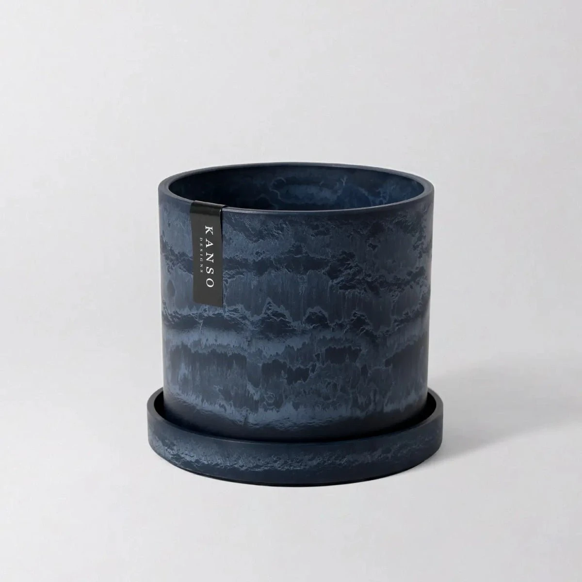 7 Inch Upcycled Signature Stone Planter Pot & Saucer 15 7 Inch Upcycled Signature Stone Planter Pot & Saucer - Image 13