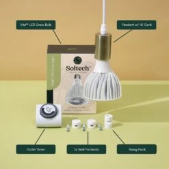 Vita LED Grow Light Pendant Kit - Effortless Indoor Plant Care -Ed's plant shop vita led grow light pendant kit effortless indoor plant care 506766