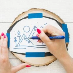 Wood Burning Kit | DIY Pyrography Craft Kit -Ed's plant shop wood burning kit diy pyrography craft kit 635297